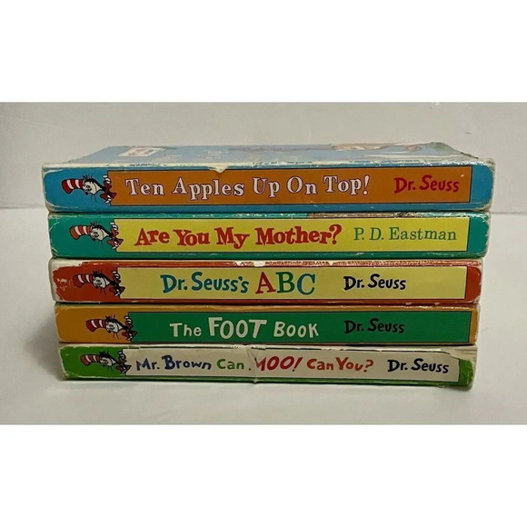 Lot Of 5‎ Hardcover Dr. Seuss Small Version Books Beginner Books - Picture 3 of 6
